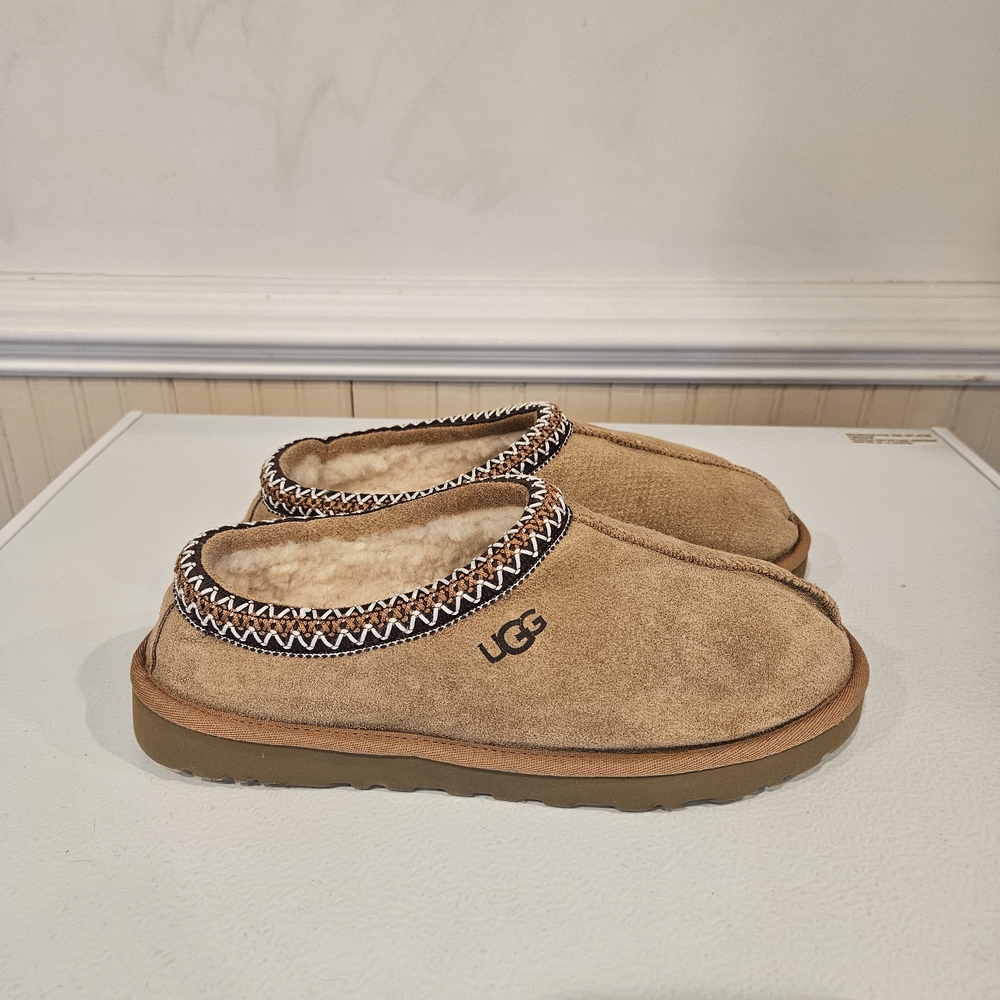 UGG Chestnut Suede Slip-Ons